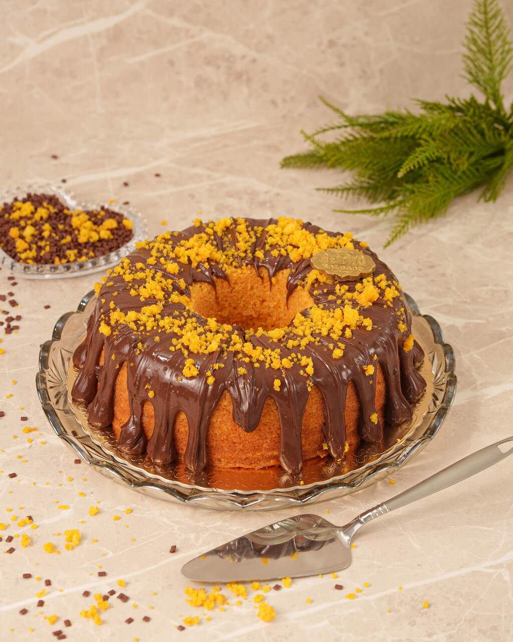 Bolo Cenoura com Brigadeiro