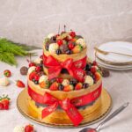 Torta 2 Andares Frutas e Brigadeiros