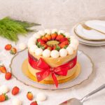 Torta Naked Morango com Ninho