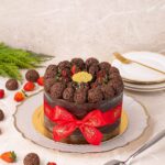 Torta Naked Morango com Nutella
