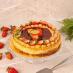 Cheesecake Morango com Brigadeiro Branco