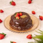 Mini Cake Brigadeiro com Morango