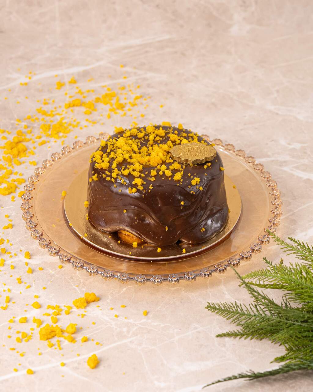 Mini Cake Cenoura com Brigadeiro