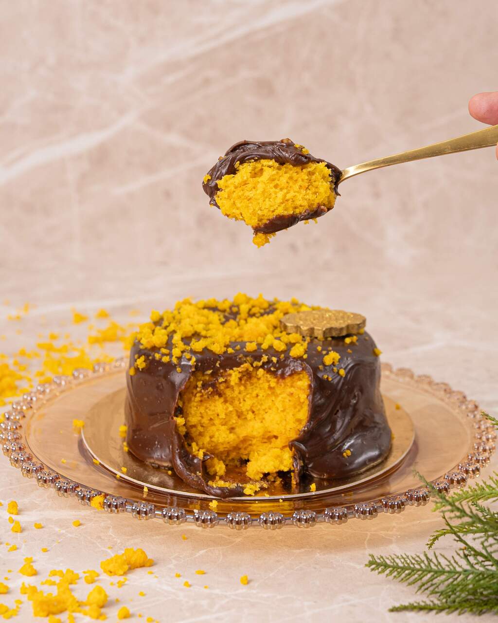 Mini Cake Cenoura com Brigadeiro - Imagem 2
