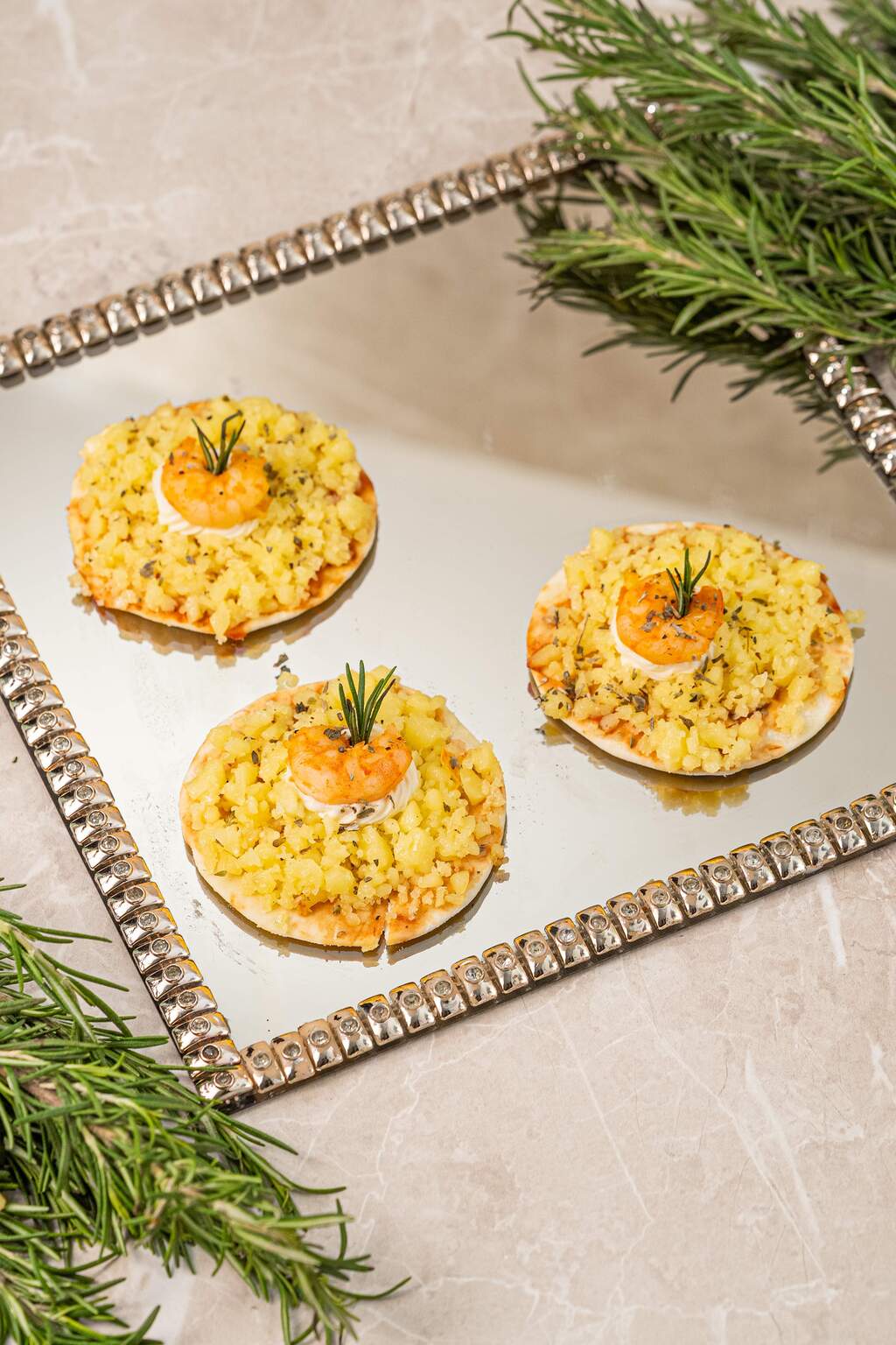 Mini Pizza Camarão com Catupiry - Imagem 2