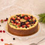 Torta Cremosa Casadinho com Frutas Vermelhas