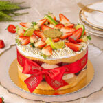 Torta Limão com Toque de Morango