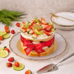 Torta Limão com Toque de Morango