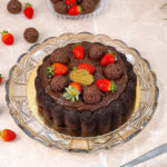 Bolo Piscina Chocolate com Morango