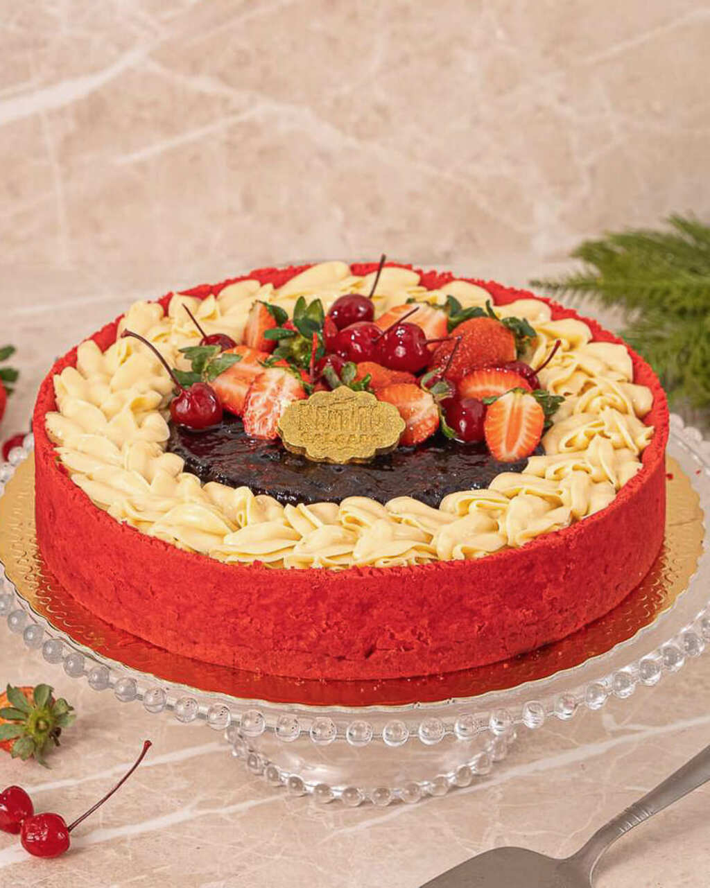 Torta Cremosa Red Velvet
