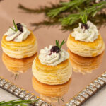 Vol Au Vent de Gorgonzola com Frutas Vermelhas