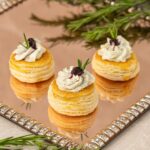 Vol Au Vent de Gorgonzola com Frutas Vermelhas