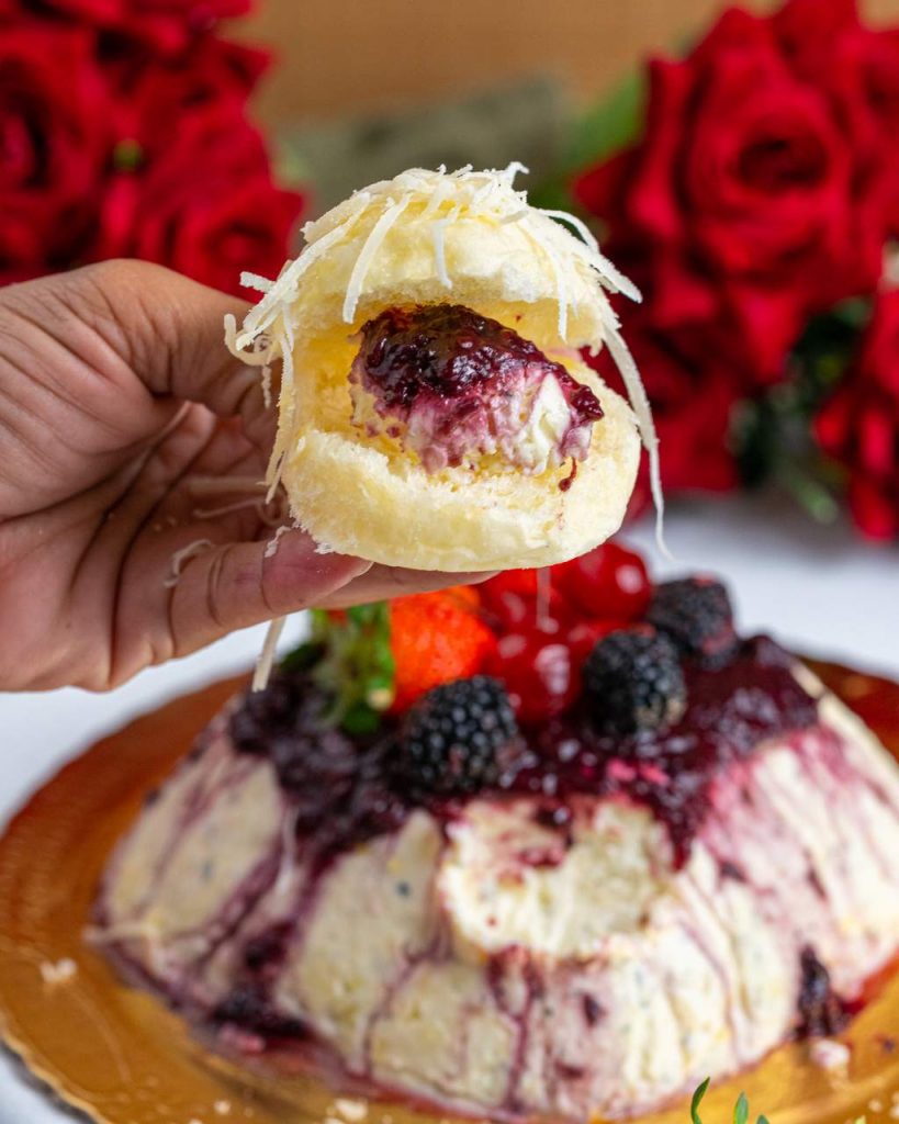 Terrine com Frutas Vermelhas Bendito Salgado