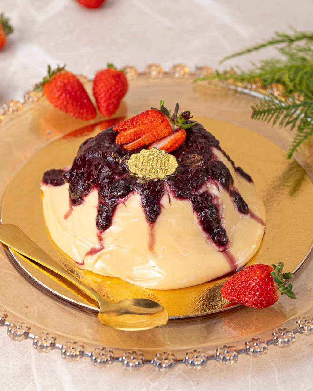 Mini Vulcão Iogurte Frutas Vermelhas