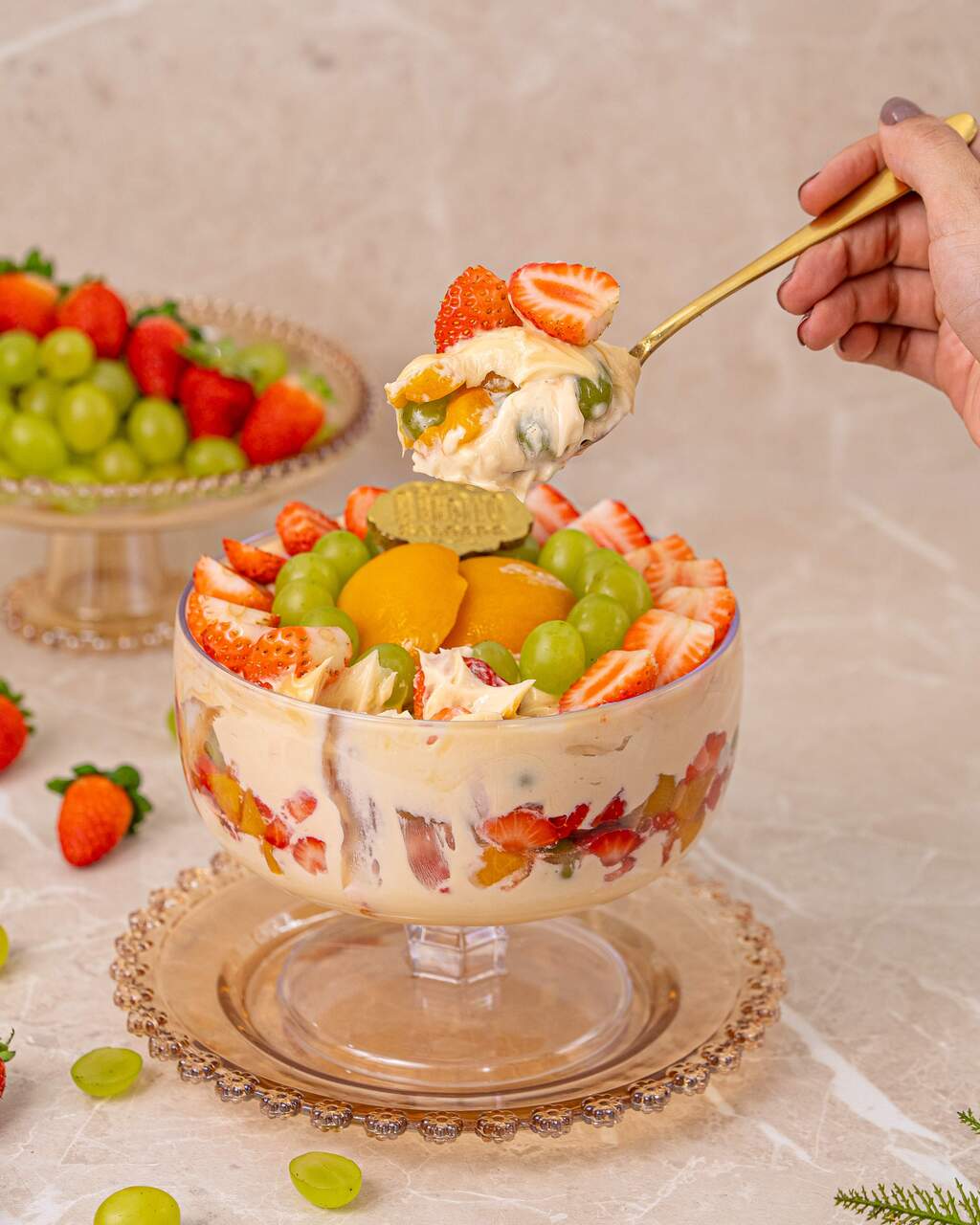 Taça Sobremesa Salada de Frutas com Creme de Ninho - Imagem 2