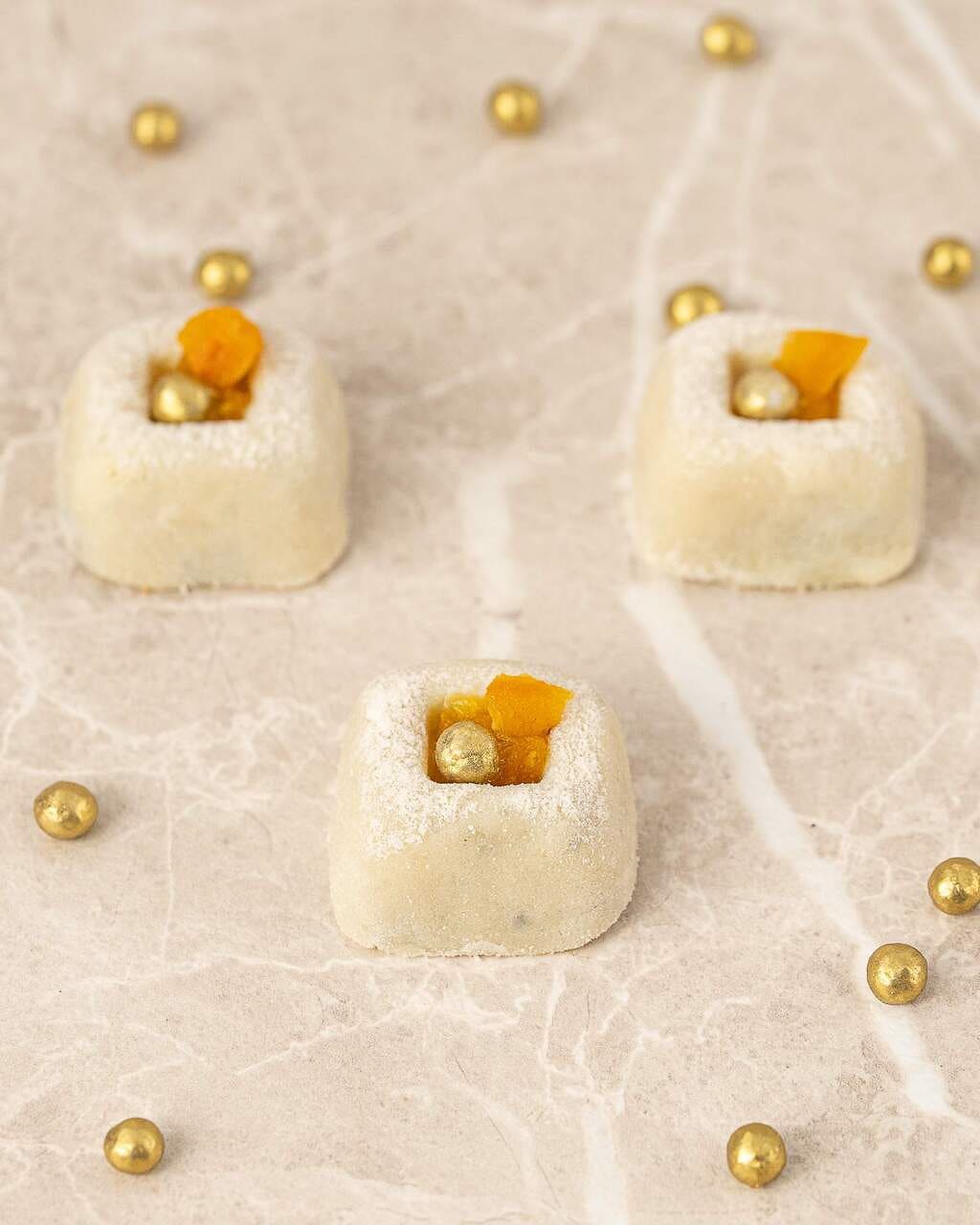 Brigadeiro Gorgonzola com Damasco