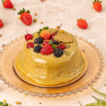 Mini Cake Pistache Frutas Vermelhas