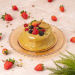 Mini Cake Pistache Frutas Vermelhas