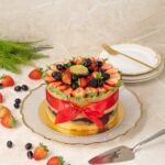 Torta Pistache Frutas Vermelhas