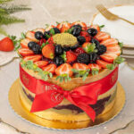 Torta Pistache Frutas Vermelhas