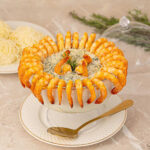 Camarões Grelhados com Molho Gorgonzola