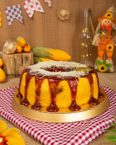 Bolo de Milho com Goiabada