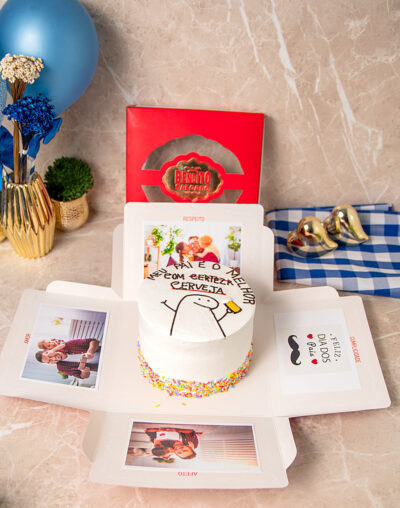 Love Box Bentô Cake Pai - Imagem 6