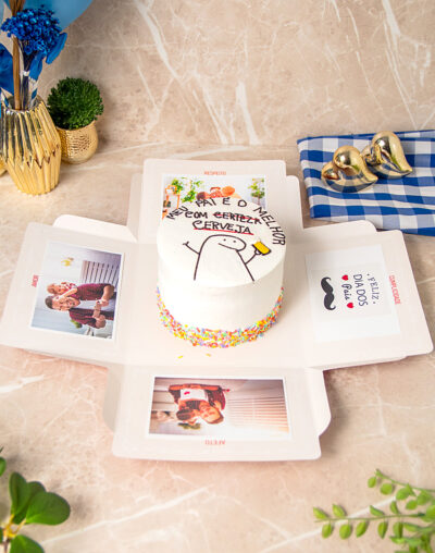 Love Box Bentô Cake Pai - Imagem 5