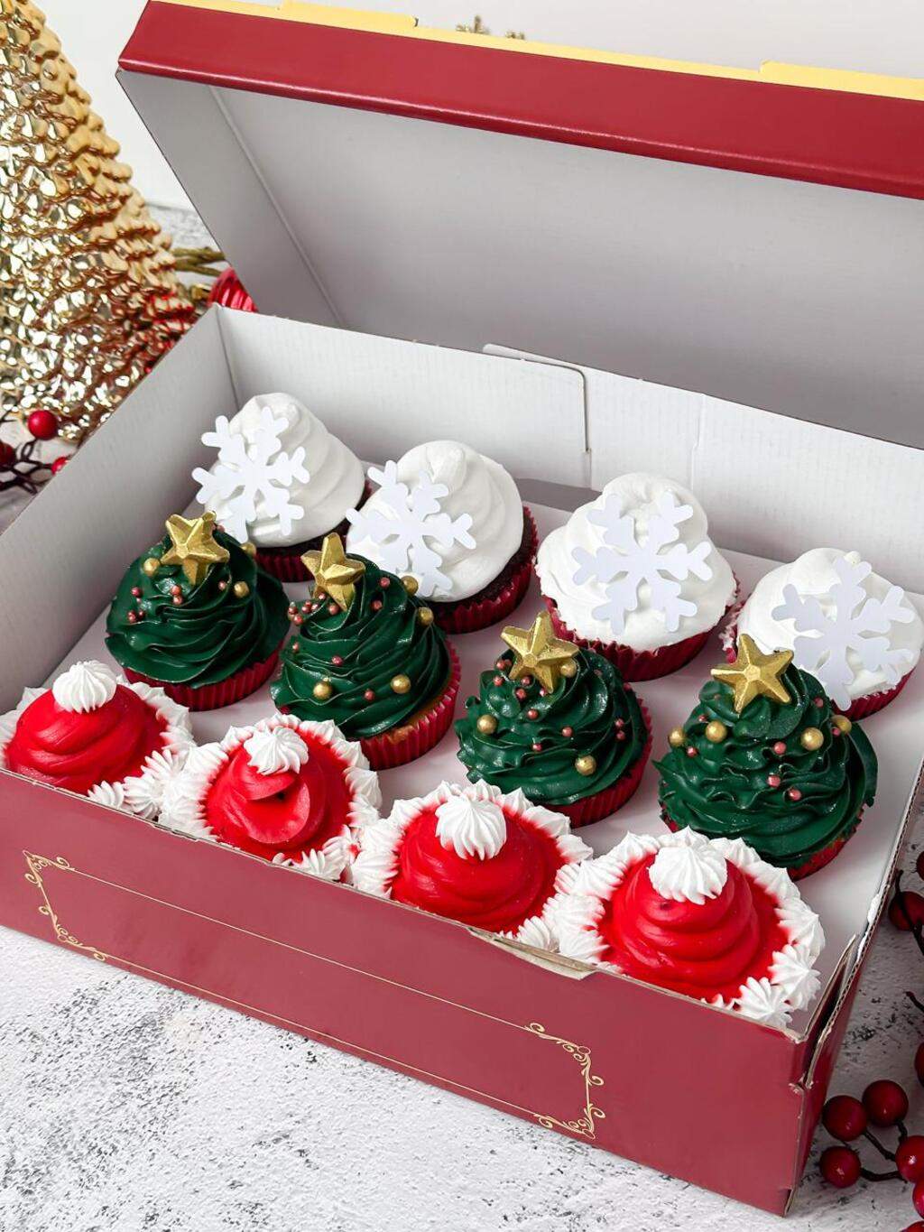 Cupcakes Natal e Kit Degustação Cupcakes - Imagem 2